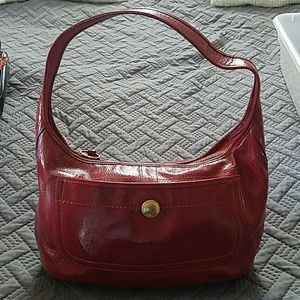Red Coach bag